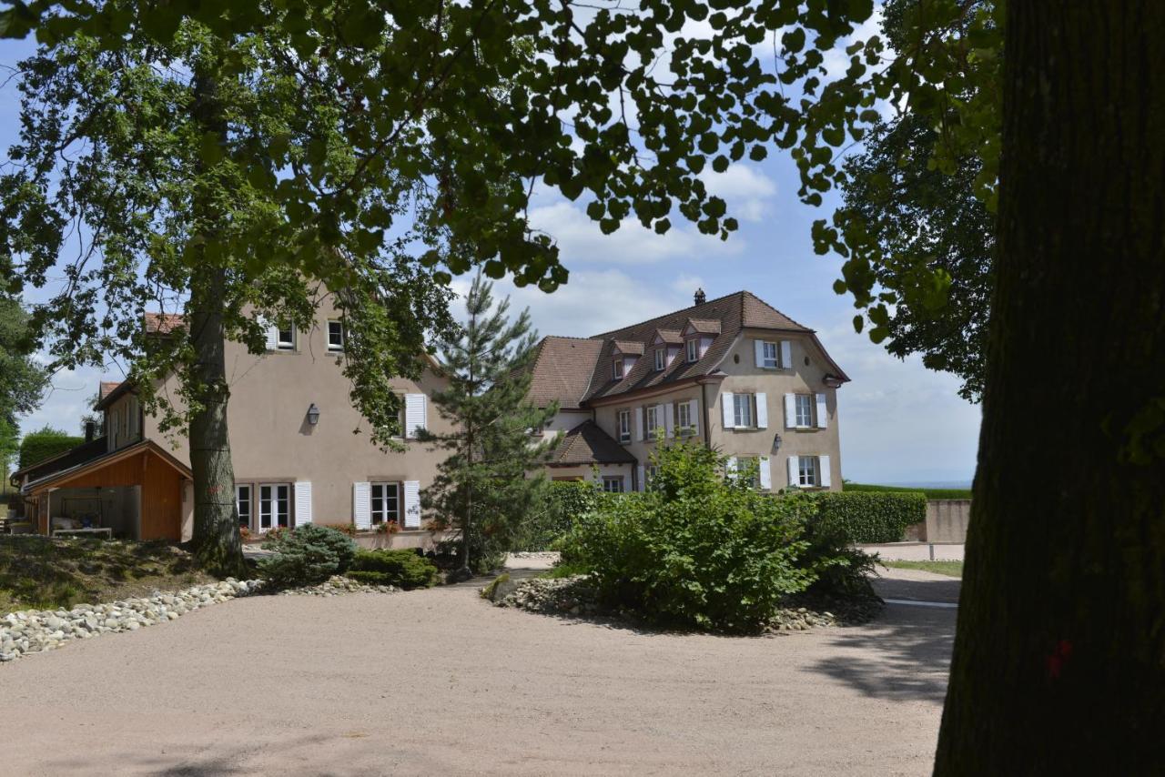 Maison d'Hôtes Les Jardins de Madeleine Bernardvillé Exterior foto